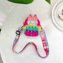 Hot Fidget Toys 2022 Push Bubbles Toy Rainbow Unicorns Premium Girls Push Bubble Bag Adult Antistress Squeeze Squishy Gifts