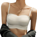 Strapless Bra Large Size Thin Section Gather Lace Non-Slip Bras Invisible Bra Lift Push Up Beautiful Back Women&