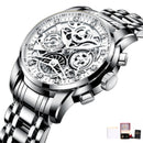 Flywheel Rotating Window Mens Watches Luxury Fashion Luminous Auto Date Men Quartz Watch Waterproof Male Clock relogios Relogio