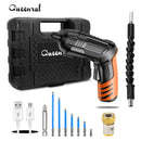 Electric Screwdriver Battery Rechargeable Cordless Screwdriver Powerful Impact Wireless Screwdriver Drill Electric Screw Driver