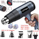 Heat Gun 2000W Professional Hot Air Gun with 2 Temperature Modes Hands-Free Stand Built-in Ideal for Stripping Paints Soldering