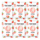 PUTIMI 6packs Exfoliating Foot Mask Feet Peeling Mask Spa Socks Smooth Dead Skin Remover Moisturizing Whitening Foot Mask