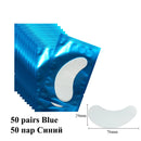 50/100pairs Eyelash Extension Paper Patches Grafted Eye Stickers 7 Color Eyelash Under Eye Pads Eye Paper Patches Tips Sticker