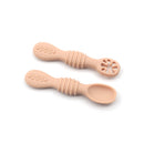 Baby Meal Spoon Set Food Grade Silicone Sticky Spoon Children Sticky Spoon Soup Spoon Fruit Color Silicone Training Spoon