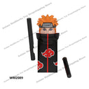 WM6109 Naruto blocks anime Sasuke Kakashi Madara Zetsu Might Guy Rock Lee mini action toy figures Assemble bricks toys kid gifts