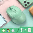 Rechargeable Wireless Bluetooth Mouse Aieach Silent WIRELESS COMPUT MOUS USB Ergonomic Gamer Mouse For Computer Laptop Macbook