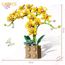 Moc Bouquet Orchid block flower Succulents Potted Building Blocks FIT for 10311 Romantic Kit Assembly Building Toy girl gift