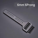 1PC 4/5/6mm Leather Black Round Hole Row Punch Tool DIY Round Stitching Punch Sewing Stitching Punch Carving Work Saddle Set