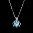 FAMSHIN Fashion Silver Color Charm Luminous Pendant Necklace Women Moon Glowing Stone Necklace Christmas Necklaces Jewelry Gifts