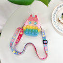 Hot Fidget Toys 2022 Push Bubbles Toy Rainbow Unicorns Premium Girls Push Bubble Bag Adult Antistress Squeeze Squishy Gifts