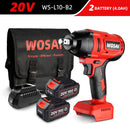 WOSAI 20V Electric Impact Wrench 600N.m Brushless Wrench Rechargeable 1/2 inch Li-ion Battery For Car Tires Cordless Power Tools