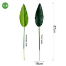 Multiple Green Large Artificial Palm Tree Plastic Plants Garden Home Outdoor Decorations Scutellaria Tropical Tree Fake Plants