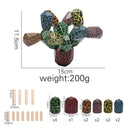 Wooden Rainbow Stones Building Blocks Colorful Wood Toy Block Stacker Balancing Games Montessori Educational Toys for Children