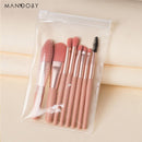 8/13Pcs Natural Makeup Brushes Soft Fluffy Hair Brushes Contour Eyeshadow Make Up Brushes Foundation Powder Beauty Tool Blending