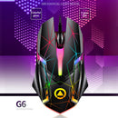 1200DPI USB Wired Gaming Mouse Optical Computer Mouse for PC Laptop 3 Keys Ergonomic Mice Led Light Night Glow Mechanical Mouse