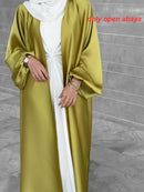 Summer Puff Sleeve Muslim Abaya Women Dress Elegant Modest Morocco Party Long Dress Islamic Turkey Dubai Eid Ramadan Jubah Robe