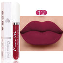 Sexy Long Lasting Velvet Matte Lip Gloss Liquid Lipstick Lip Makeup Women Beauty Red Nonstick Cup Waterproof Lip Gloss YZL2