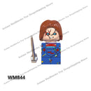 WM6075 WM6101 WM6102 Halloween Horror Movie Building Blocks The Shining Silent Hill Bricks Jack Pyramid mini Action toy Figures