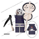 WM6109 Naruto blocks anime Sasuke Kakashi Madara Zetsu Might Guy Rock Lee mini action toy figures Assemble bricks toys kid gifts