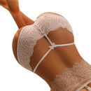 Ladies Lace Sexy Panties Hollow Out Erotic Thong Underwear Women G-String Allure Lingerie Low-waist Cross Strap Brief