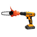 Portable Conversion Head Kits Electric Drill to Electric Chain Saw Adapter Attachment Woodworking Pruning Tools for Garden