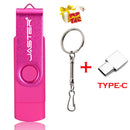 3 in 1 USB flash drive OTG High Speed Pen Drive 64GB 32GB TYPE-C Adapter Gift 16GB 8GB Micro USB stick Red External Storage 4 GB