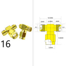DexMRtiC SMA Male / Female RF Coax Adapter Connector Straight Right Angle T Type Splitter Goldplated NEW Wholesale
