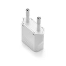 1-100pcs 4.0/4.8mm EU Plug Adapter EU US Israel To Euro KR BR Brazil Plug Converter American Travel Power Adapter Plug Socket