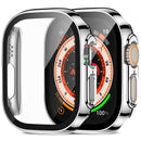 Glass+Case For Apple Watch Ultra 49mm band smartwatch PC Bumper+Screen Protector Tempered Cover iwatch series Ultra Accessories