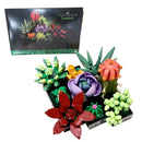 Moc Bouquet Orchid block flower Succulents Potted Building Blocks FIT for 10311 Romantic Kit Assembly Building Toy girl gift