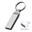 2 in 1 Metal Waterproof Usb Flash Drive Photo Stick Type-c Usb 2.0 disk 16GB 32GB 64GB 128GB 256gb 512gb 1t 2T Cle Usb Pen Drive