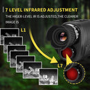 1080P HD Monocular Night Vision Device Infrared 5x Digital Zoom Hunting Telescope Outdoor Day Night Dual Use Full Dark 300m