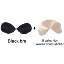 Silicone Bra Invisible Push Up Sexy Strapless Bra Stealth Adhesive Backless Breast Enhancer For Women Lady Nipple Cover