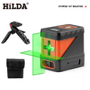 2 Lines Laser Level Self Levelling Green Beams Laser Horizontal & Vertical Cross-Line
