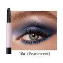 QIBEST Pearlescent Silkworm Eyeshadow Pen Lasting Waterproof Shiny Pigment Cosmetics Glitter Matte Nude Eye Shadow Pencil Makeup