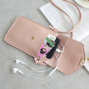 2022 Bag For Women Touch Screen Cell Phone Purse Smartphone Wallet Shoulder Strap Handbag PU Leather Casual Solid Crossbody Bags