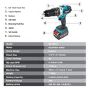 WOSAI 20V Brushless Electric Drill 20 Torque 115NM Cordless Screwdriver Li-ion Battery Electric Power Screwdriver Drill