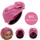 French Vintage Turban Hat Fashion Female Bandana Headband Women&