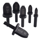 5/6pc Hex Shank Imperial Tube Pipe Expander Support for Air Conditioner Conditioning Swaging Rotary Tool Set7/8 3/4 5/8 1/2 1/4"