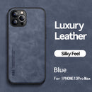 Ultra-thin Silky Feel Magnetic Phone Case For iPhone 13 11 12 14 Pro Max XS XR X 7 8Plus Luxury Texture Leather Protection Case