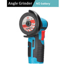 12V Brushless Angle Grinder with Lithium Battery 15000Rpm Grinder Cutter for Cutting Polishing Ceramic Tile Wood Stone Steel