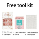 Fake Nails Art Nail Tips Press on False with Designs Set Full Cover Artificial Short Packaging Kiss Display Clear Tipsy Stick
