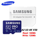 SAMSUNG EVO Plus Micro SD Card 128GB 64GB 512GB 256GB Micro SD Pro Plus Flash Memory Card SD Memory U1 U3 4K Microsd TF Cards