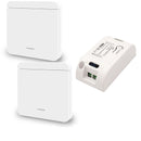 Diese 433Mhz wireless Wall Switch rf 86 wall panel transmitter Safety Switch and AC 110V 220V relay interruptor for Light Lamp