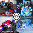 ZWN 1:12 / 1:16 4WD RC Car Radio Gesture Induction Music Light Stunt Remote Control Car off-Road Control Boys Toys for Children