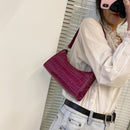 Fashion Exquisite Shopping Bag Retro Casual Women Totes Shoulder Bags Female Leather Solid Color Chain Handbag for Women 2022