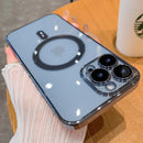 Luxury For Magsafe Magnetic Charging Transparent Silicone Case for iPhone 14 Plus 13 12 11 Pro Max Protector Shockproof Cover