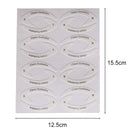 4 Sheets Eye Makeup Stencils Eyeliner Template Shaping Tools Eyebrows Eye Shadow Makeup Template Tool Styling Drawing Guide