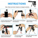10-300x40 Metal Monocular HD Zoom Telescope Portable Telescope Powerful Binoculars with Tripod&Phone Holder for Camping Travel