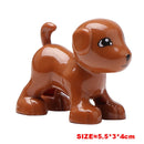 Big Building Block Accessories Chicken Duck Dog Cat Bird Cattle Sheep Zebra Rhinoceros Insect Zoo Series DIY Duploes Toy Gift